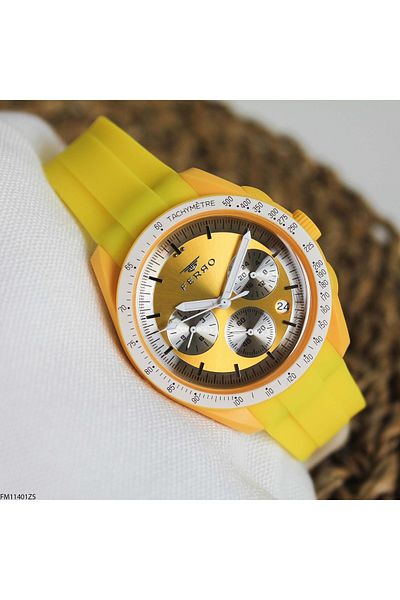 FERRO Fm11401Zs Unisex Wrist Watch with Silicone Band