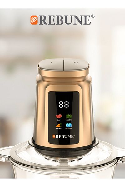 rebune 500W Electric Chopper with 3.0L Capacity – Powerful Performance for All Your Needs