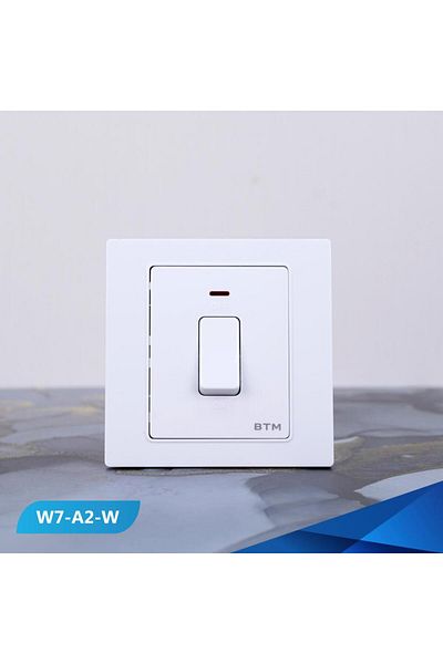 Btm 20A heater switch, white color- 3 pieces