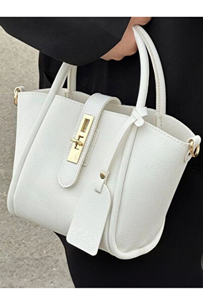 Styli حقيبة يد بتصميم على شكل قطرة ماء مع قفل دوار