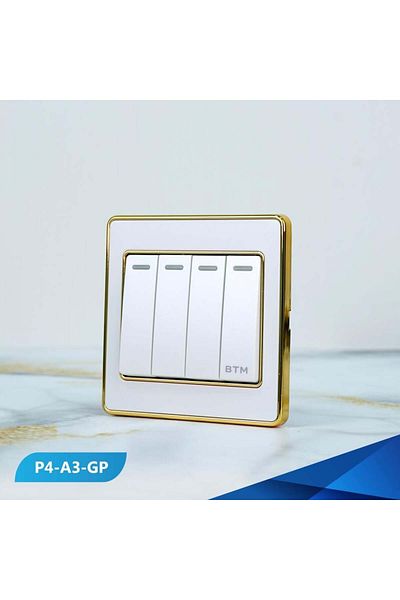 Btm Four-tone gold-colored switch- 2 pieces