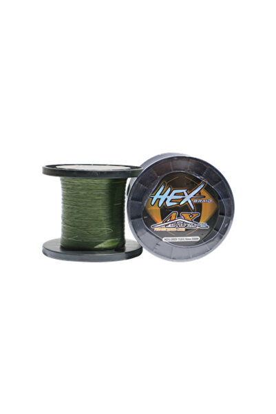 Fujin حبل ملفوف من البولي إيثيلين الأخضر من Hex Braid 4x 5000m Moss