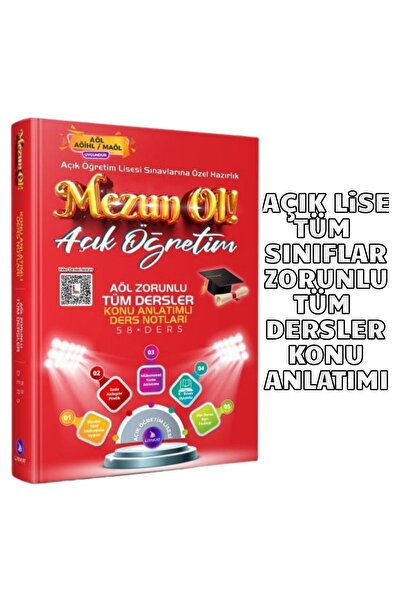 Liyakat Yayınları YENİ MÜFREDAT-AÖL-AÇIK LİSE-TÜM SINIFLAR(9.-10.-11.-12.SINI...