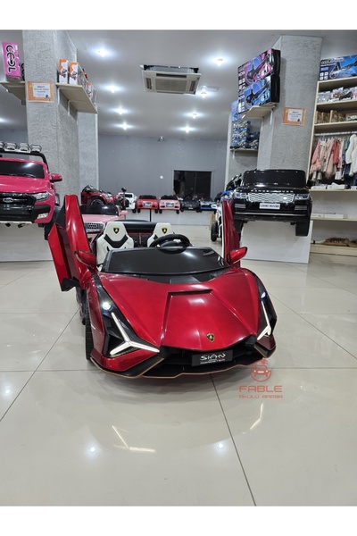 Fable Lisanslı Lamborghini Sian! 24 Volt, Drift Modu, Tabletli, Ebeveyn Koltuklu, Çift Kişilik, Kumandalı,