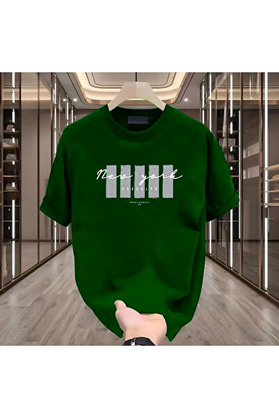 BİKOMBİNE New York X Baskılı Beyaz Tshirt