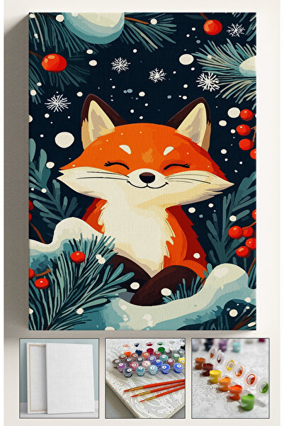 Sulepas Sayılarla Boyama Çerçeveli Hobi Seti Numaralı Tuval Fırça Boya Dahil ...