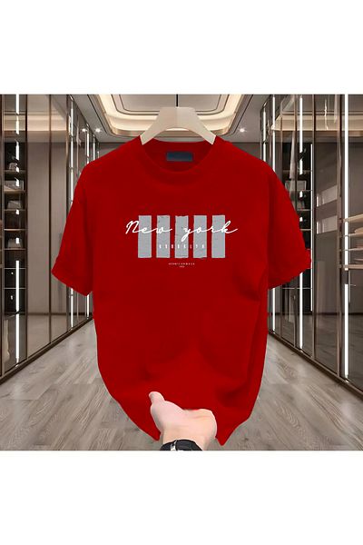 BİKOMBİNE New York X Printed White Tshirt