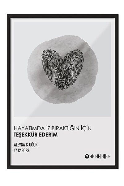 Postifull Kişiye Özel Tablo, Siyan Tablo ve Poster, İz Poster, Sevgililer Gün...