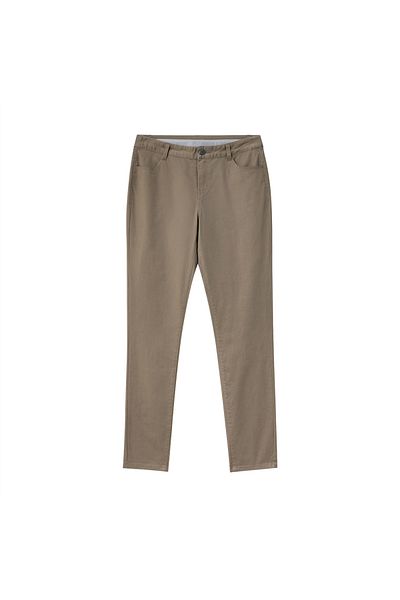 Giordano Women's Stretch Twill Khaki Pants