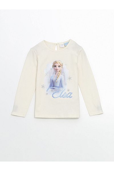 LC Waikiki Lcw Elsa Printed Girl's Blouse and Leggings 2-Piece