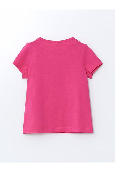 LC Waikiki LCW ECO Crew Neck Short Sleeve Girl's T-Shirt