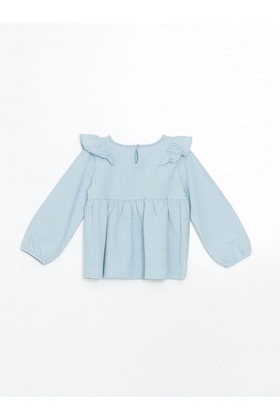 LC Waikiki Lcw Kids Ruffle Embroidered Girls Blouse