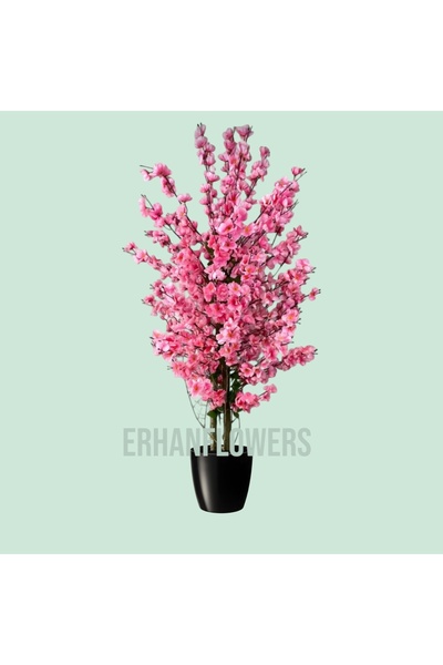 ERHAN FLOWERS ÇİÇEK & DEKORASYON Yapay Pembe Bahar Dalı Ağacı 160 cm