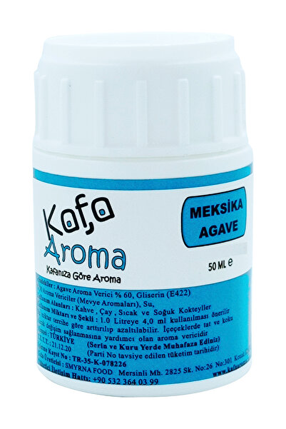 Kafa Aroma Meksika Agave Aroması Hazır Karışım 50 ml