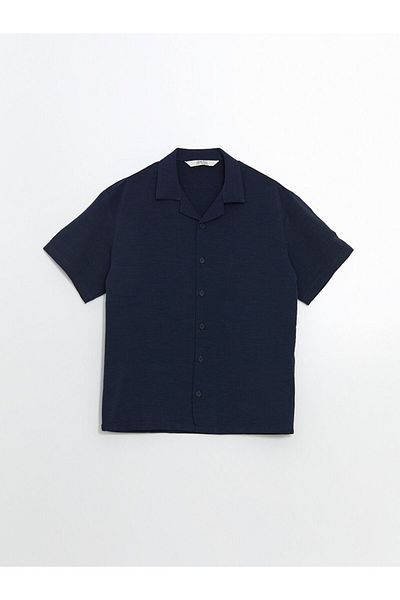 LC Waikiki LCW ECO Linen Blended Boy's Shirt