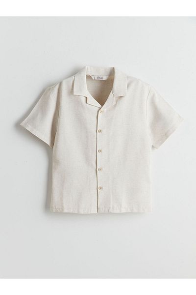 LC Waikiki Linen Blended Boy's Shirt