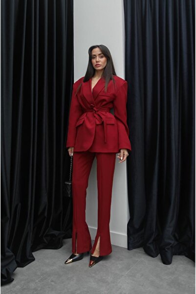 Havoş Claret Red Margo öltöny fűzővel