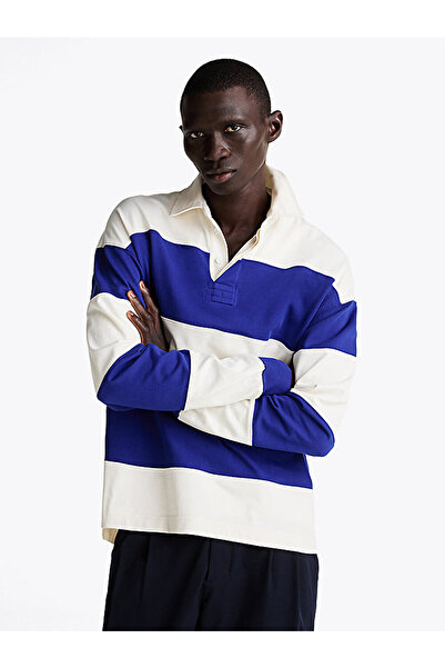 Tommy Hilfiger Men's Blocking Rugby Sweatshirt