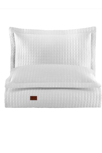 Deneme Zamanı Natural Satin Horizontal 260X270Cm 2 Lock Pillow and Bedspread