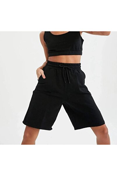 yg ydn giyim Pantaloni scurți de buzunar din țesătură moale de vară, cu talie...