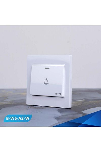 Btm White bell switch- 6 pieces