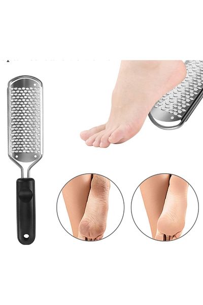 Nano Absolute Stainless Steel Thick Heel Grater - Professional Foot File, Dead Skin Remover Pedicure Tool