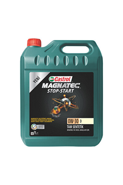 CASTROL Magnatec Stop-start 0w-30 D 7 Litre (ÜRETİM YILI :2025)