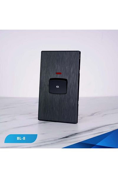 Btm A/C switch 7x14 black wooden piano- 3 pieces