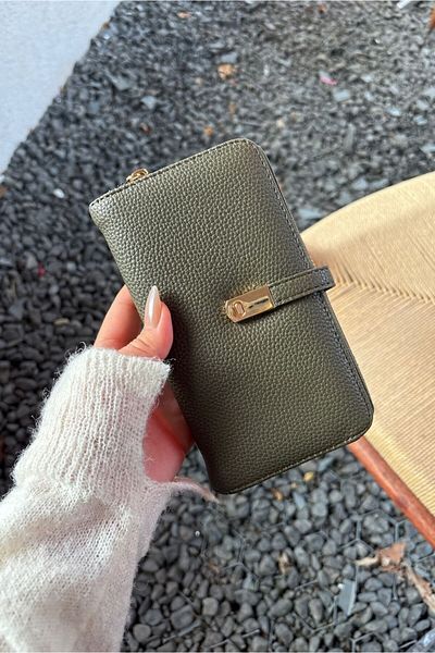 Yuka Atelier Faux Leather Wallet with Phone Compartment