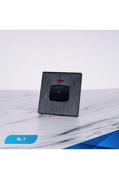 Btm A/C switch 7x7 black wooden piano- 3 pieces