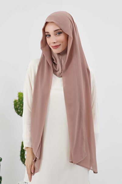 Aisha's Design Combed Cotton Inner Bonnet Chiffon Shawl,Ps-46