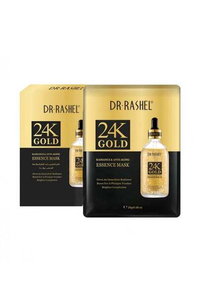 DR.RASHEL قناع لتفتيح وشد البشرة بخلاصة الذهب عيار 24 من د.راشيل 25جرامDR.Rashel
