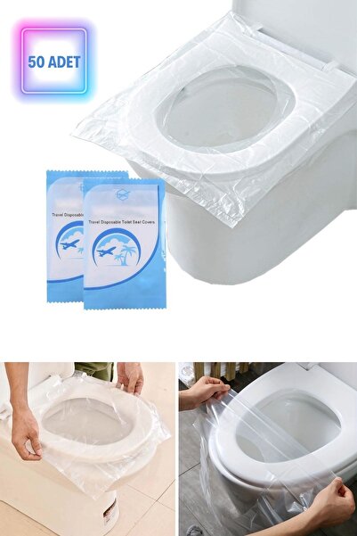 Buffer ® 50 Adet Kullan At Pratik Kullanımlı Hijyenik Klozet Kapağı Poşeti