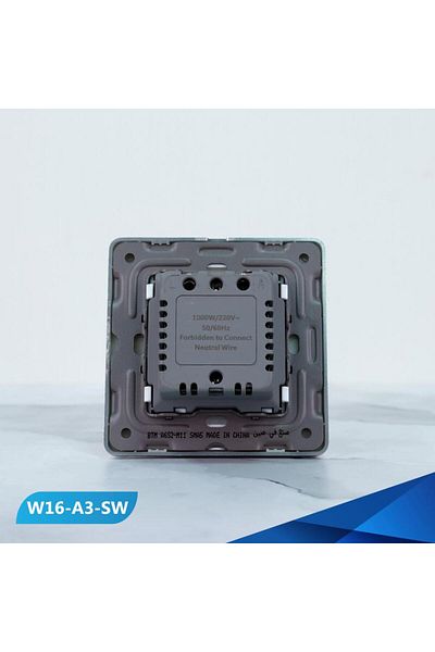 Btm 1000W white and silver bulb dimmer switch- 6 pieces
