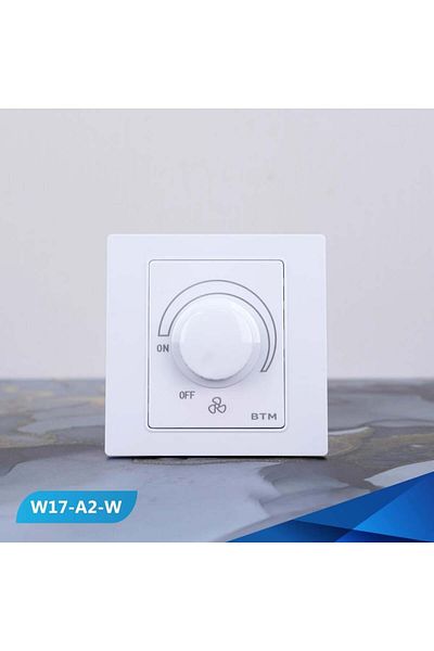 Btm 300W fan dimmer switch, white color- 10 pieces