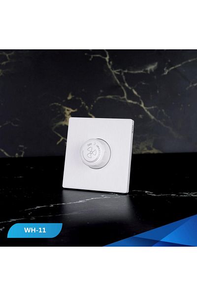 Btm Wooden White Piano Fan Dimmer switch- 2 pieces