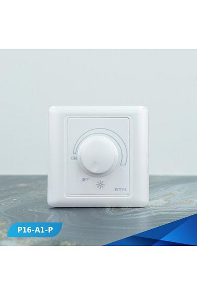 Btm Dimmer switch for a 1000W bulb, twisted pearl colour- 6 pieces