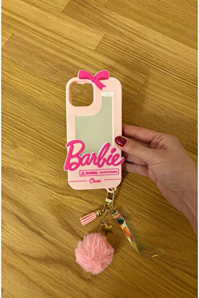 Store Iphone 15 Uyumlu Aynalı Açık Pembe Silikon Kılıf