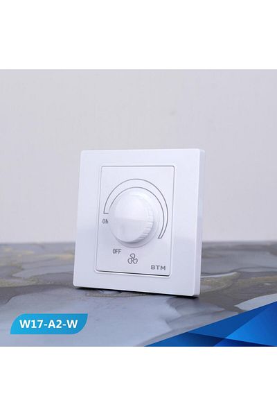 Btm 300W fan dimmer switch, white color- 10 pieces