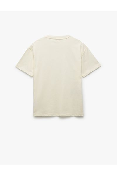 Koton Crew Neck Short Sleeve Cotton T-Shirt