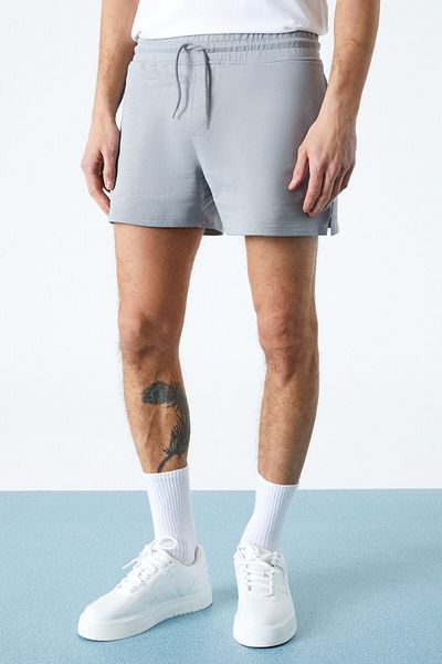 GRIMELANGE Luci Men's Regular Grey Shorts