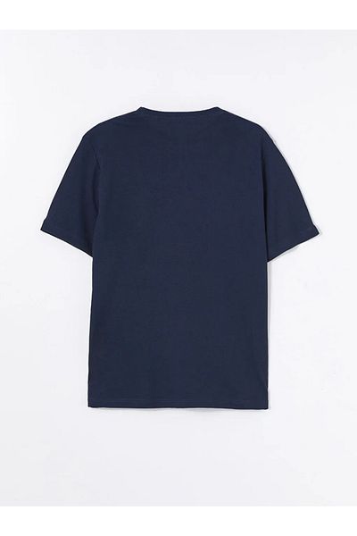 LC Waikiki Lcwaikiki Classic Men's Black V-Neck Short Sleeve Combed Cotton T-Shirt