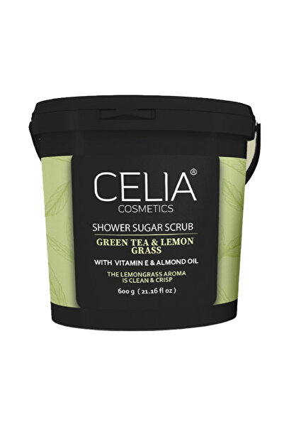 Celia مقشر السكر الرغوي بالشاي الاخضر وعشبة الليمون من سيليا 600جCELIA