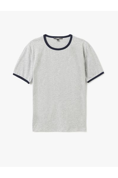 Koton Crew Neck Short Sleeve Cotton Ribbed Slim Fit T-Shirt
