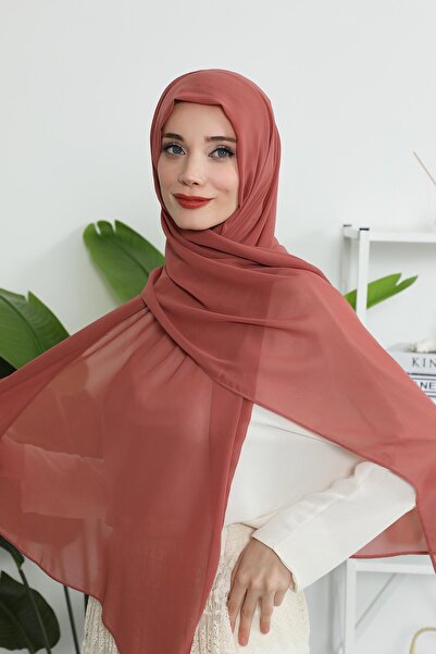Aisha's Design Combed Cotton Inner Bonnet Chiffon Shawl,Ps-46