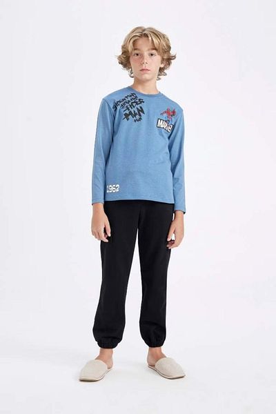 DeFacto MArvel Comics Boys T-shirt - Crew Neck, Long Sleeve, C9736A824AU