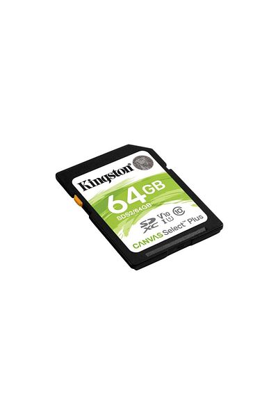 Kingston بطاقة ذاكرة Sds2 سعة 64 جيجابايت Sdxc Canvas Select Plus