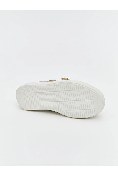 LC Waikiki Steps Beige Velcro Boys' Sneakers