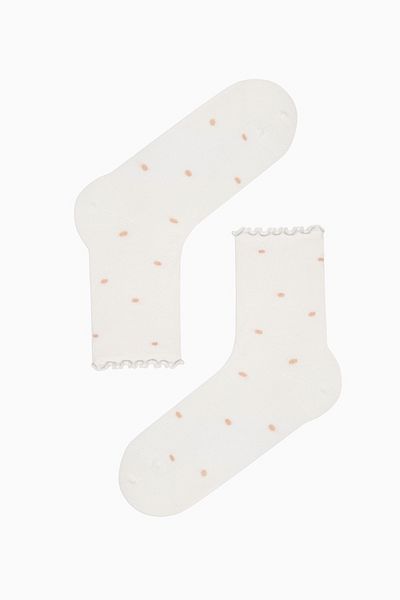 Penti Bear Frill Weiß Hellrosa 2-teilige Socken