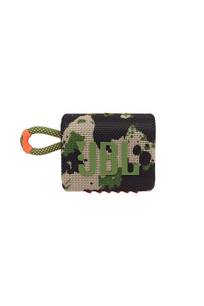 JBL Green Camouflage Go 3 Portable Bluetooth Speaker